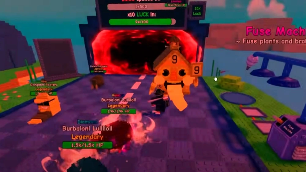 Esok Sekolah boss highlighted in-game