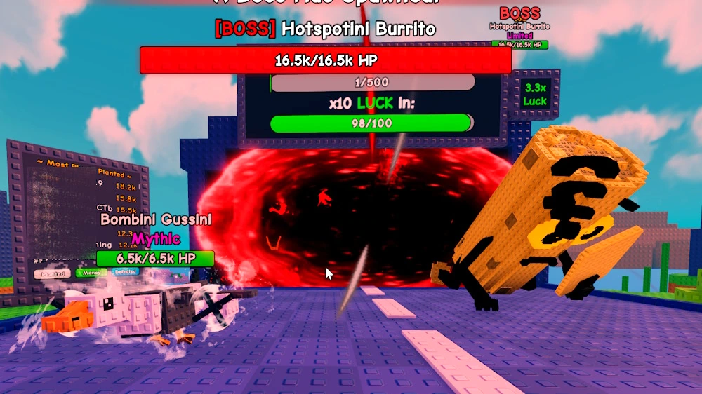 Hotspotini Burrito boss in Plants vs Brainrots